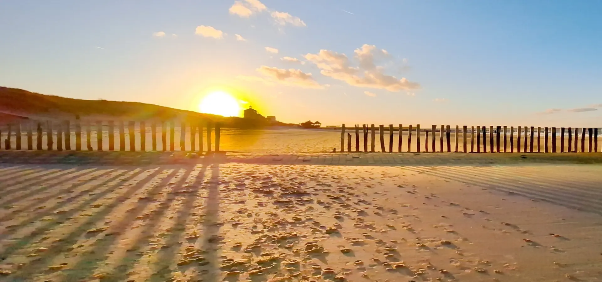 Strand zonsondergang 2 januari 24