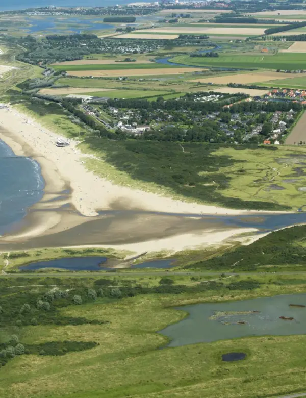 Verdonken Zwarte Polder West Zeeuws Vlaanderen slikken schorren en duingebied direct aan zee gemee